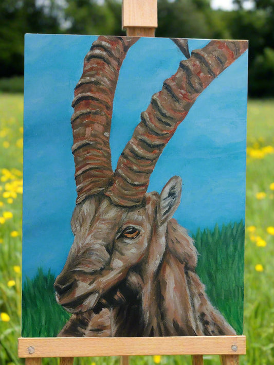 "Long Horn" Ram Print