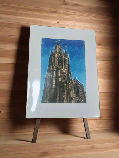 "Newcastle Cathedral" Landscape Print