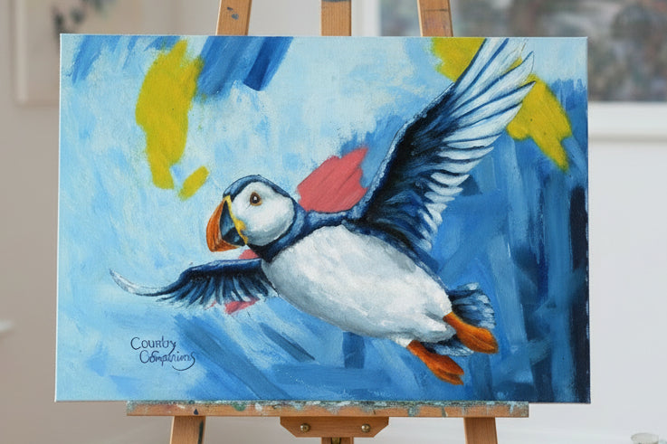 "Flight" Puffin Print