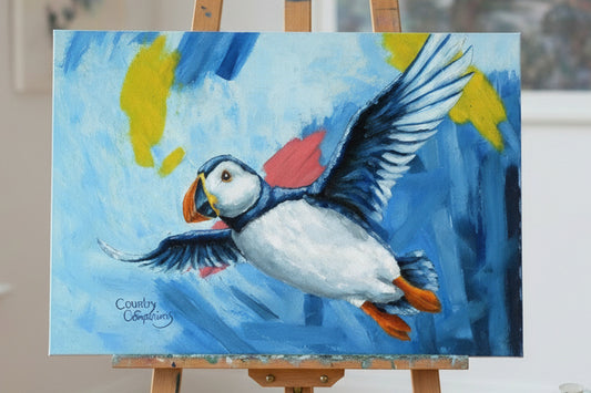 "Flight" Puffin Print